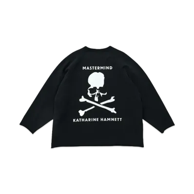 MASTERMIND x KATHARINE HAMNETT CUTOFF PULLOVER/CHOOSELIFE "BLACK"
