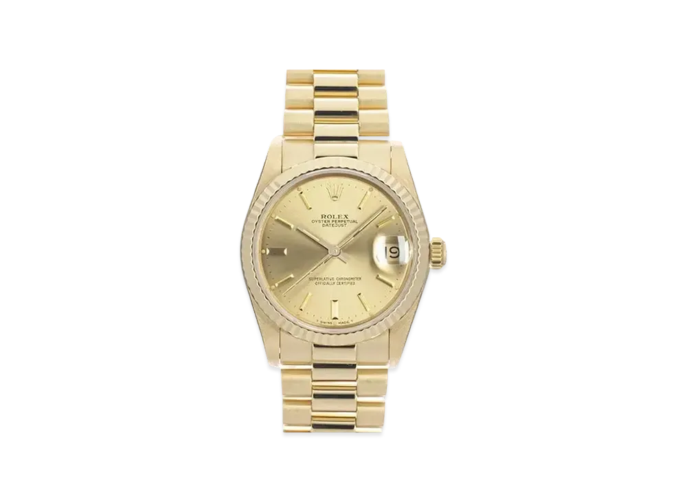 ROLEX Datejust "Champagne/Yellow Gold"
