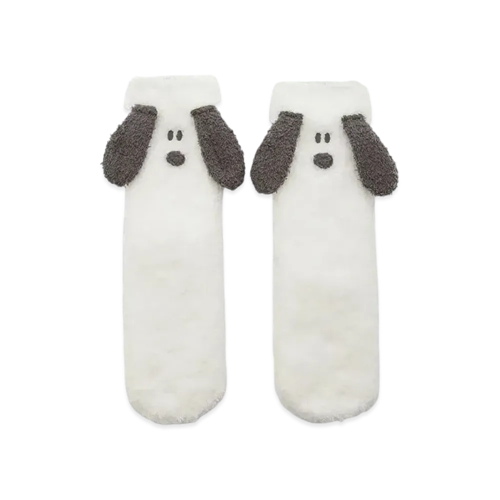 GELATO PIQUE x PEANUTS Junior Snoopy Baby Moko Socks "Off White"