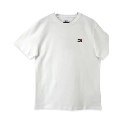 TOMMY JEANS Classic Badge Logo T-Shirt "White"