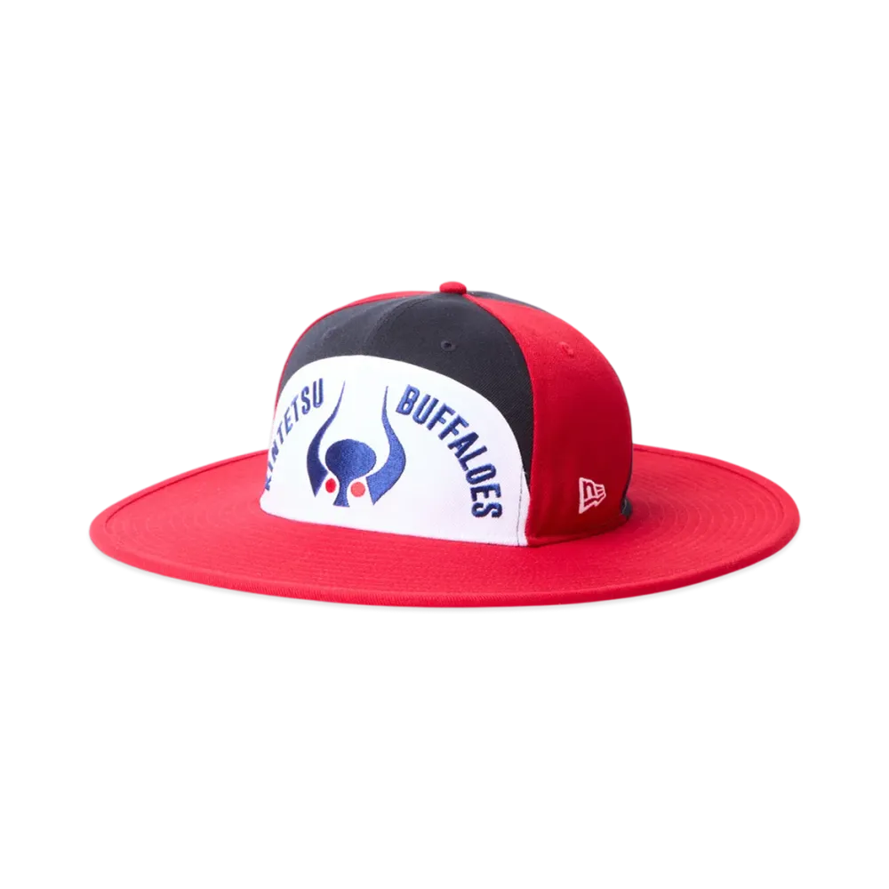 NEW ERA x Osaka Kintetsu Buffaloes x Taro Okamoto Fitted Long Brim Hat "Red"