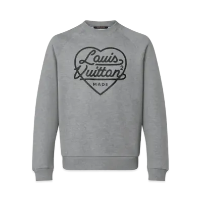 Louis Vuitton x NIGO PRINTED SWEATSHIRT "Grey"