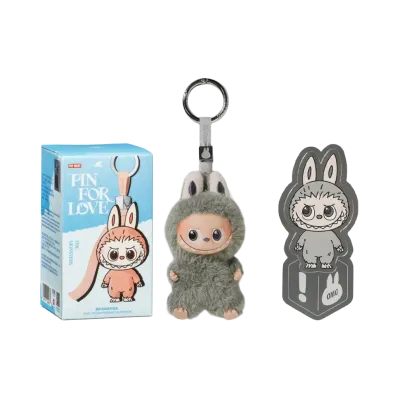 POP MART THE MONSTERS (LABUBU) Pin for Love Series-Vinyl Plush Pendant (N-Z) ! (Secret)
