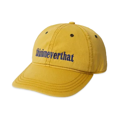 thisisneverthat Onyx Logo Cap "Yellow"