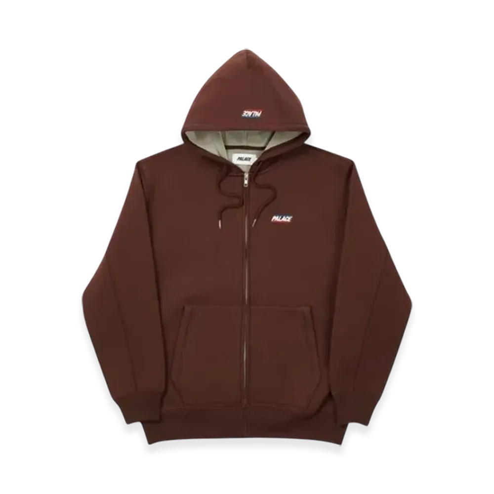 PALACE Ard Quality Zip Hood "Brown"