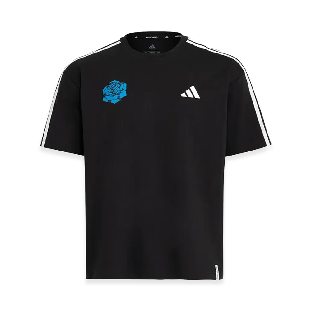 adidas x Ado Three Stripes Short Sleeve T-Shirt "Black"