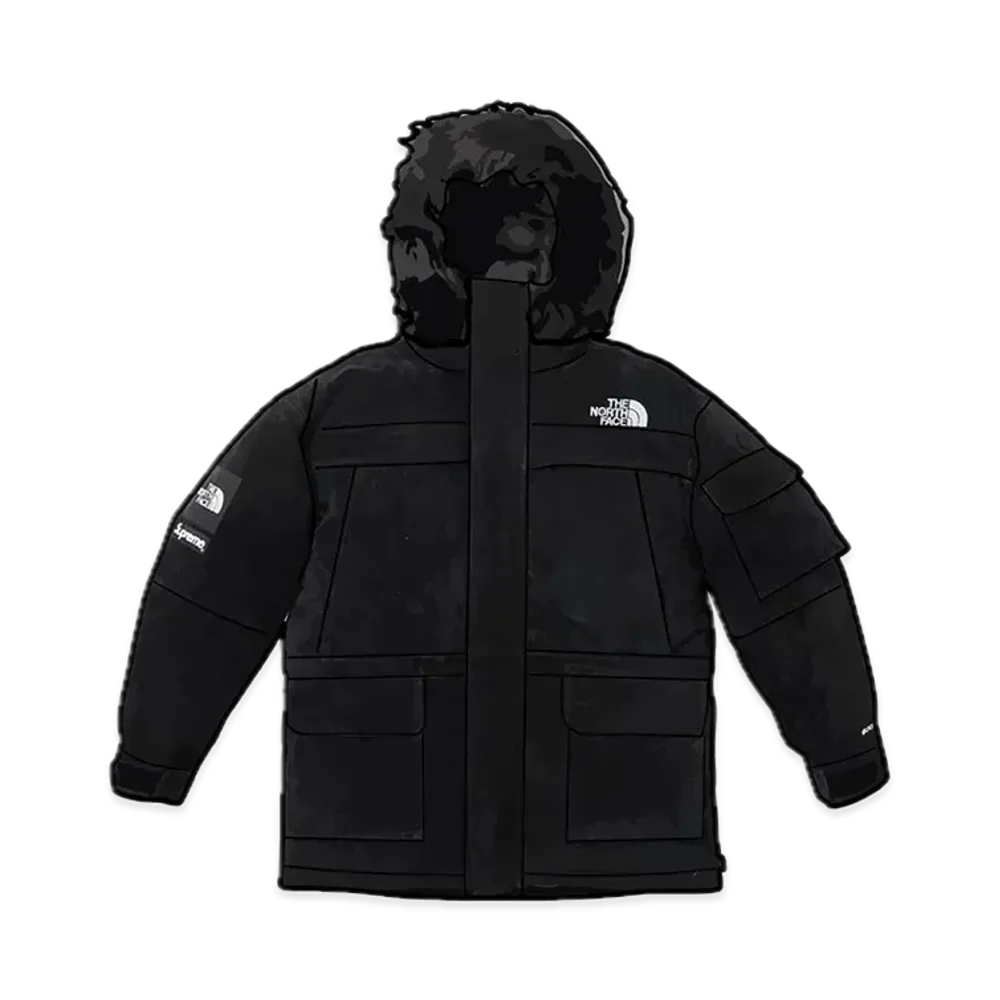 Supreme x The North Face Suede 600-Fill Down Parka "Black"