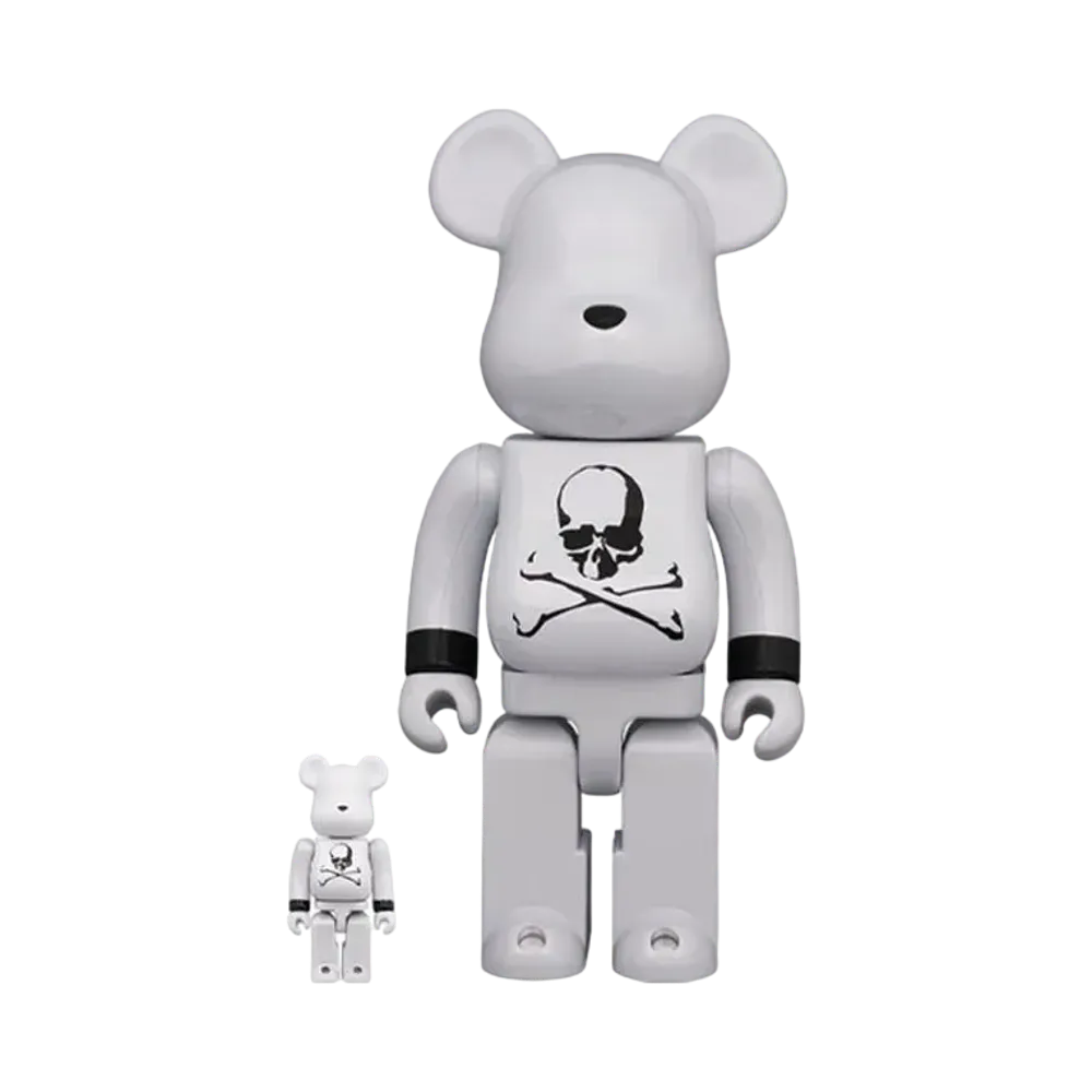 Bearbrick x mastermind Japan Chrome 100% & 400%