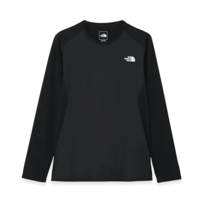 The North Face Long Sleeve Hybrid GTD Melange Crew "Black"