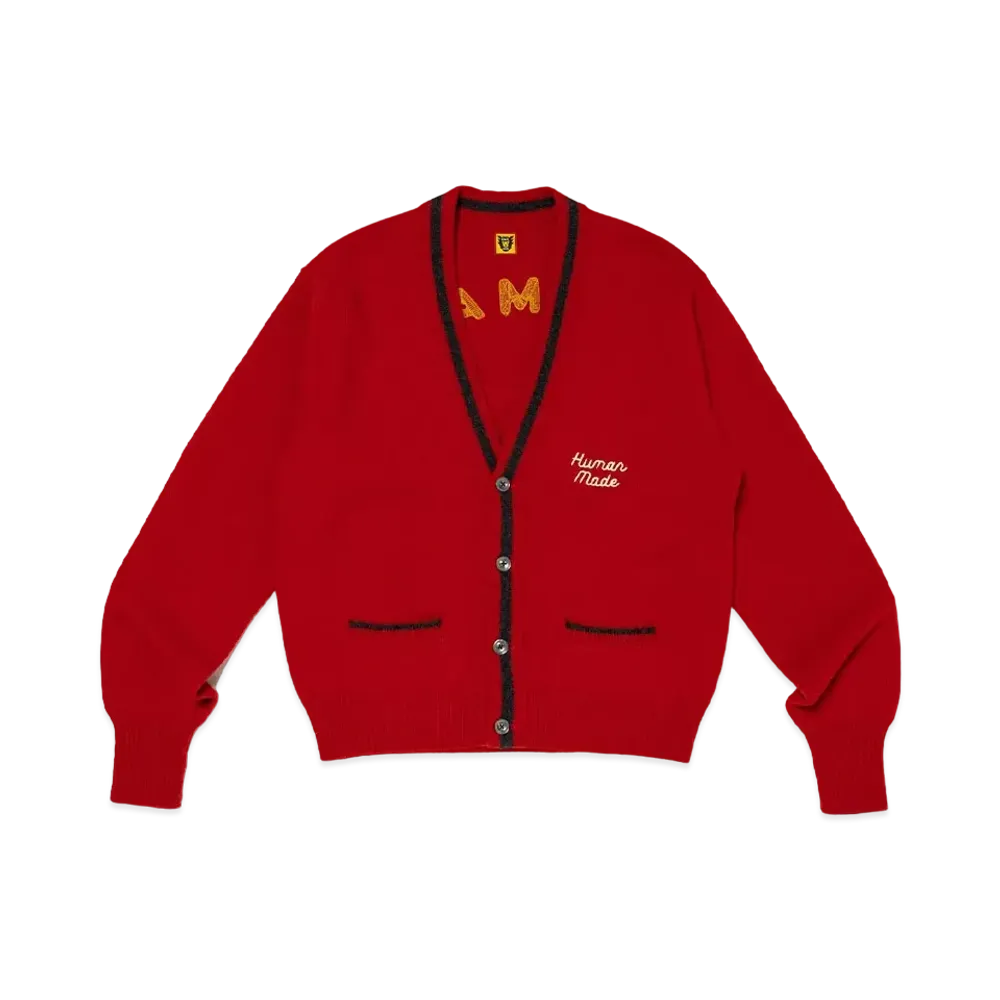 HUMAN MADE Car Club Cardigan "Red"