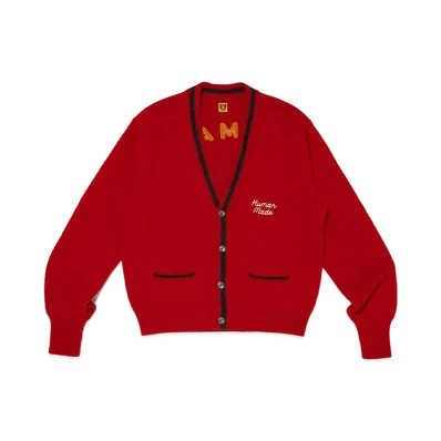 HUMAN MADE Car Club Cardigan "Red"