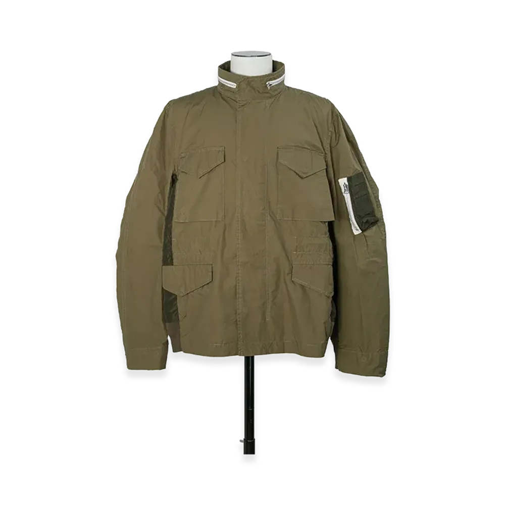 sacai Cotton Weather Jacket "Beige/Dark Khaki"