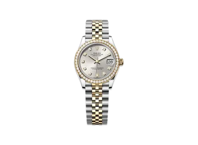 ROLEX Datejust 31mm Oystersteel & Yellow Gold Diamond 278383RBR "Silver"