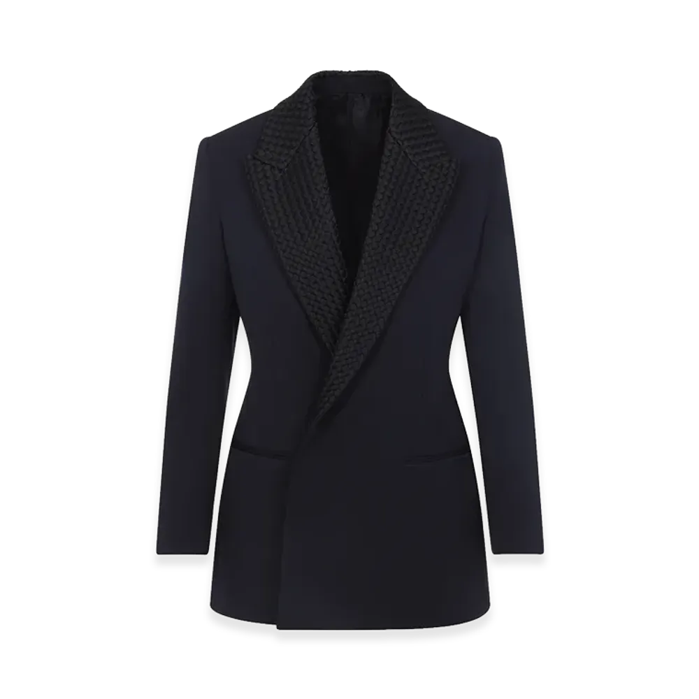 Bottega Veneta Women's Jackets "Dark Blue"