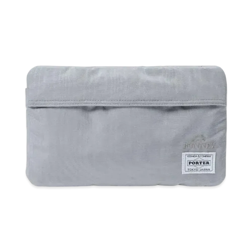PORTER x BUNNEY Jewelry Pouch "Gray Moire"