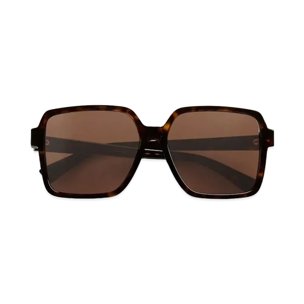 Bottega Veneta Soft Square Sunglasses "Havana/Brown"