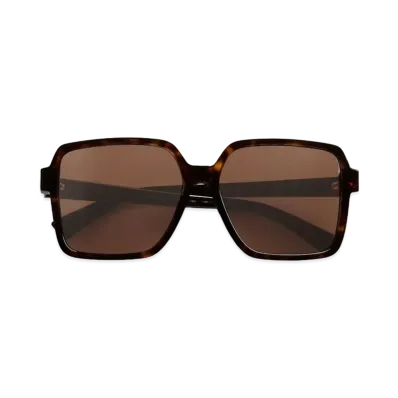 Bottega Veneta Soft Square Sunglasses "Havana/Brown"