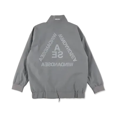 WIND AND SEA Triangle Nylon Track Jacket "Gray"
