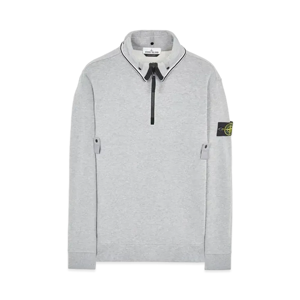 Stone Island 60720 BRUSHED COTTON FLEECE "Dust Melange"