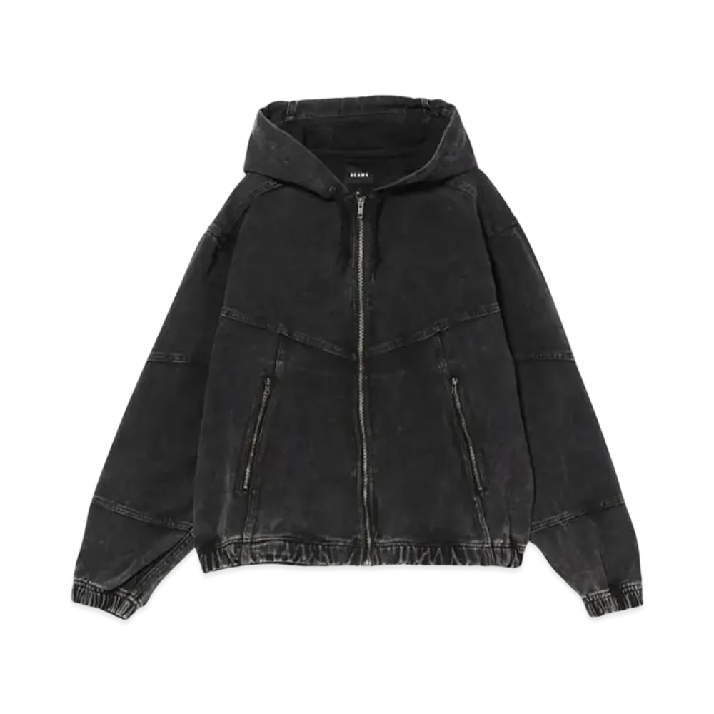 BEAMS Fade Zip Blouson "Black"