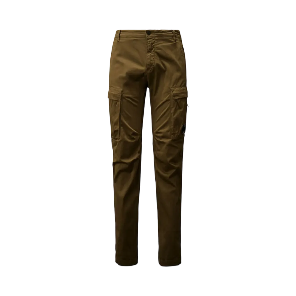 C.P. Company Stretch Sateen Ergonomic Cargo Pants "Ivy Green"