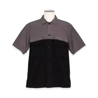 sacai Garment Dye Shirt "Black"