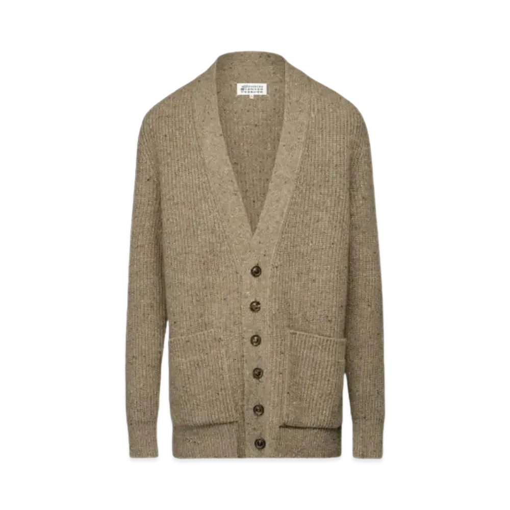 Maison Margiela Donegal Classic Knit Cardigan "Walnut"