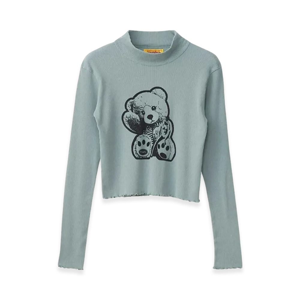 HYSTERIC GLAMOUR Lady Bear Short T-Shirt "Blue"
