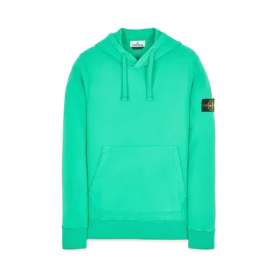 Stone Island 64120 BRUSHED COTTON FLEECE "Green"