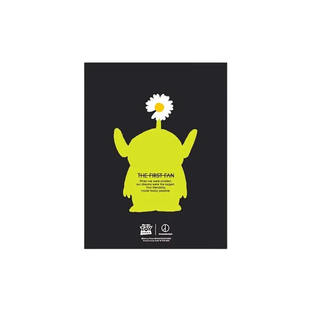 PEACEMINUSONE x Toy Story THE FIRST FAN Poster A3 08 "Black" / G-DRAGON