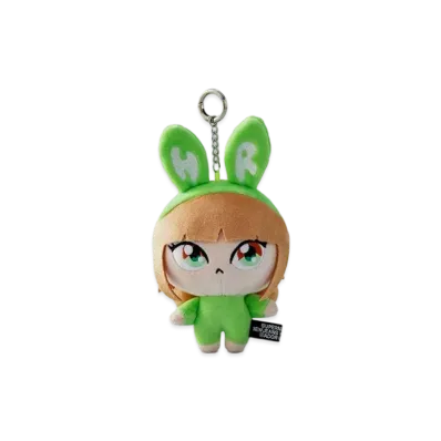NewJeans x Takashi Murakami Supernatural Plush Keyring "Haerin"