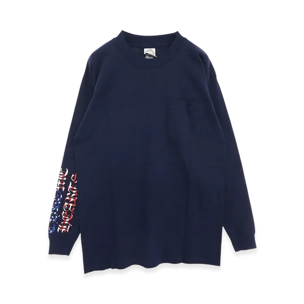 Chrome Hearts American Flag L/S T-Shirt "Navy"