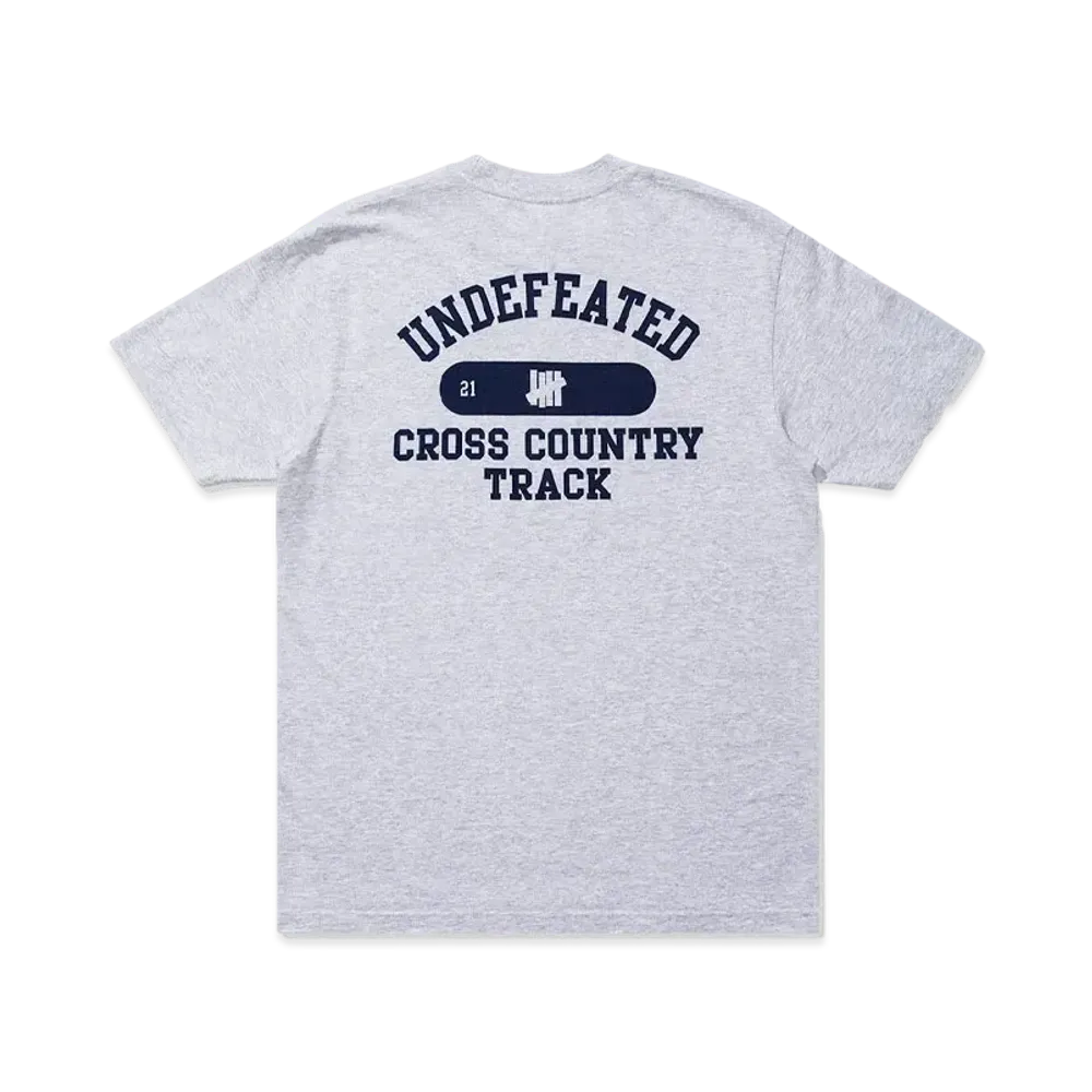 UNDEFEATED CROSS COUNTRY S/S TEE - 80255 "Gray"