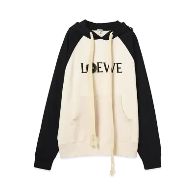LOEWE x My Neighbor Totoro Dust Bunnies Hoodie In Cotton "Ecru/Black"