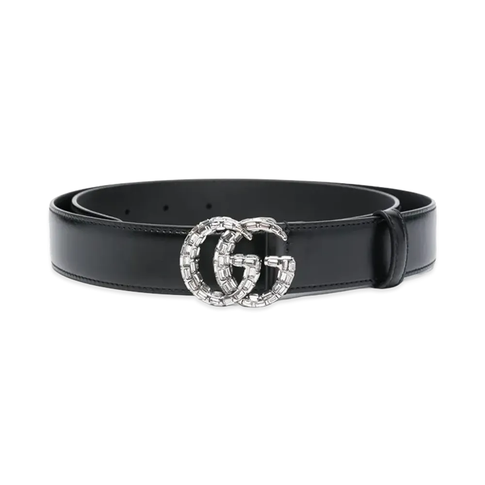GUCCI Women's 'GG Marmont' Belt "Gray"