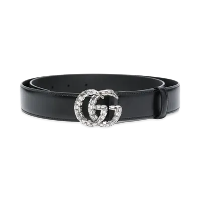 GUCCI Women's 'GG Marmont' Belt "Gray"