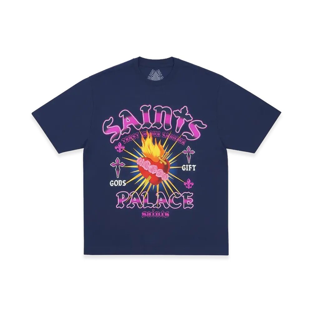 PALACE Gods Gift T-Shirt "Navy"