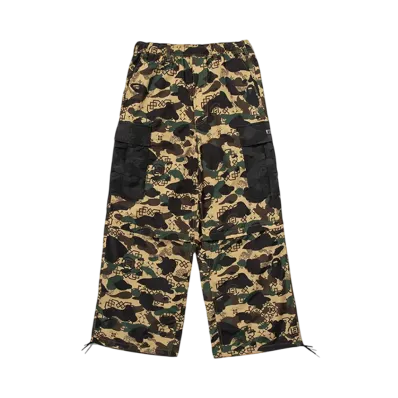 A BATHING APE x CLOT Camo Detachable Relaxed Fit Cargo Pants "Yellow"