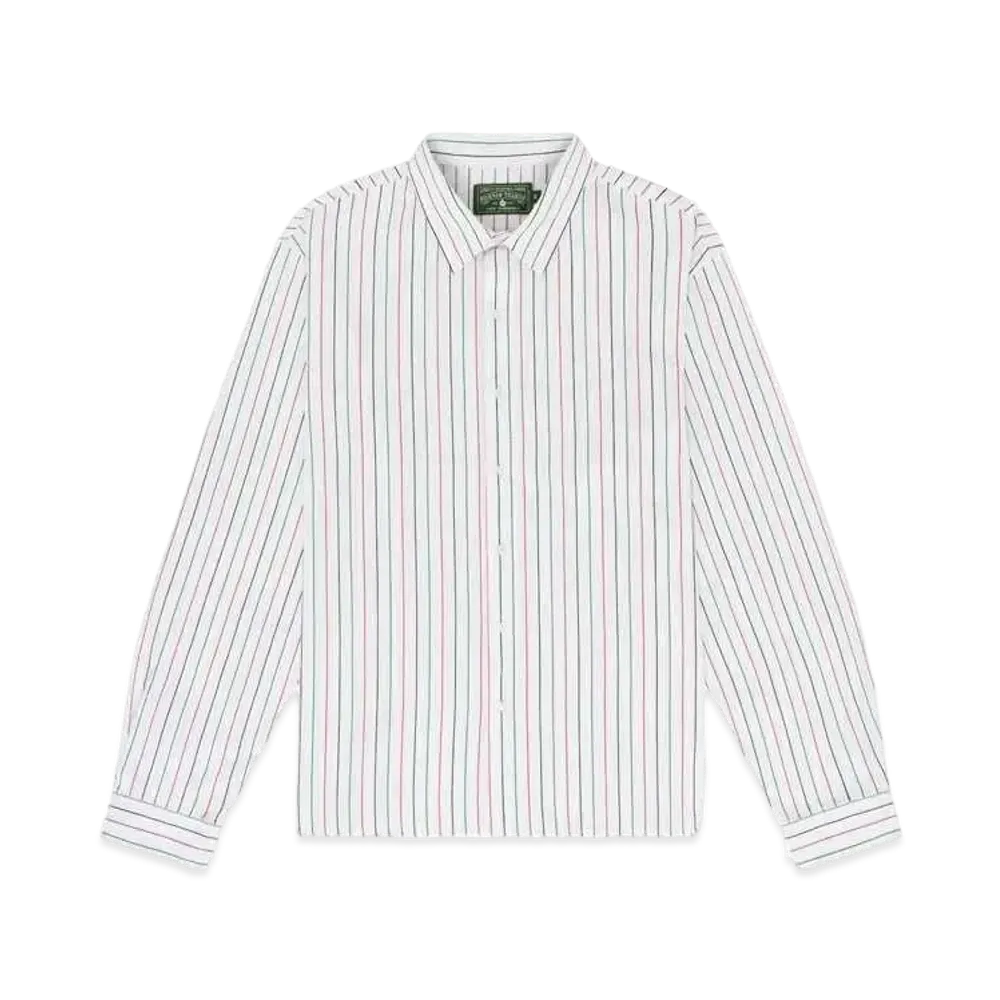 DENIM TEARS Pinstripe RBG Long Sleeve Button Up "Maruti"