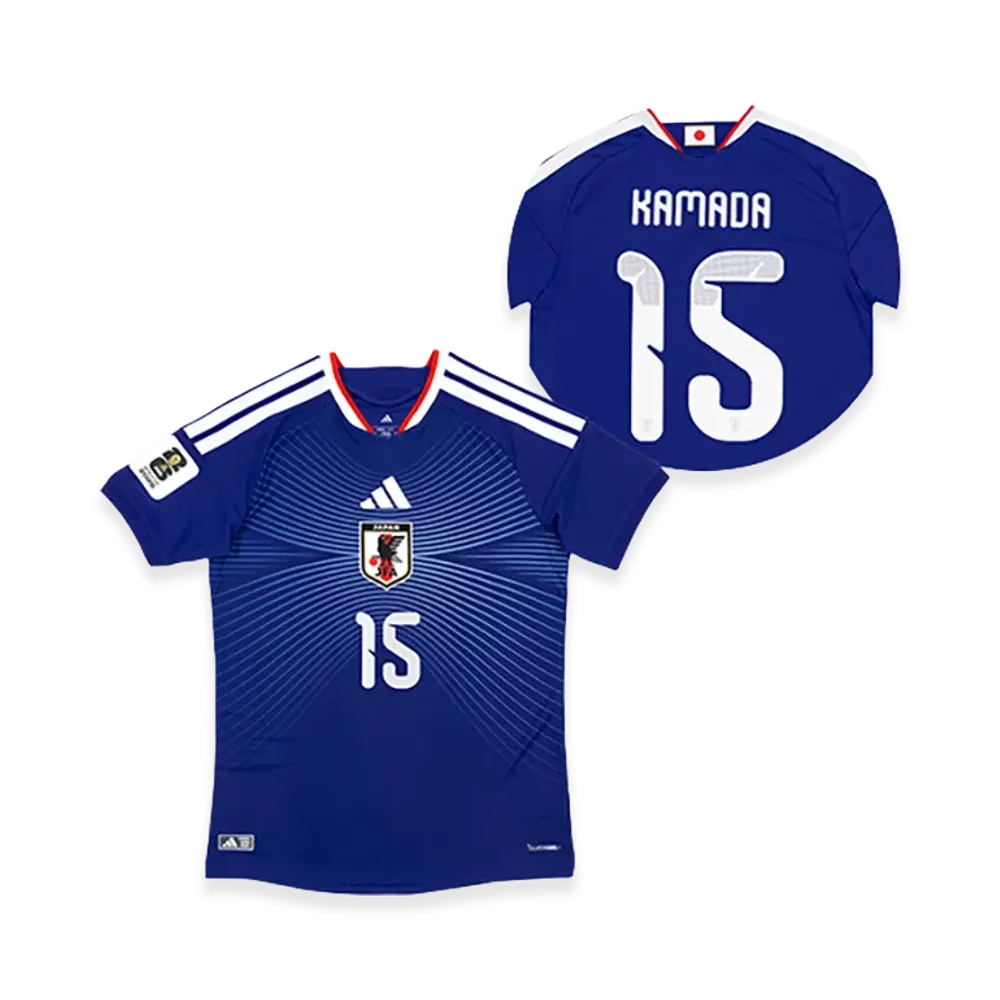 adidas Soccer Japan 2026 Home Authentic Jersey "FIFA World Cup 26 Official Sleeve Badge" #15 Daichi Kamada "Japan Blue"