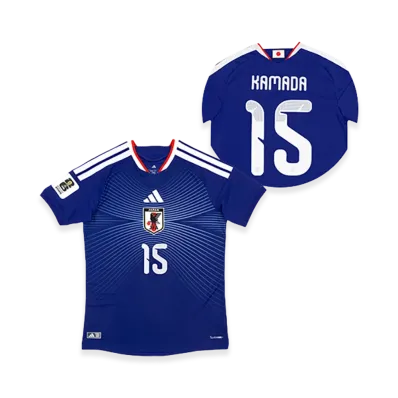 adidas Soccer Japan 2026 Home Authentic Jersey "FIFA World Cup 26 Official Sleeve Badge" #15 Daichi Kamada "Japan Blue"