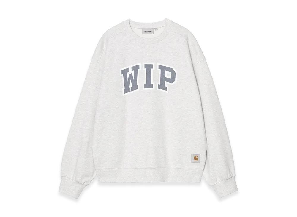 Carhartt WIP WIP III Sweat "Ash Heather(Heavy Stone Wash)"