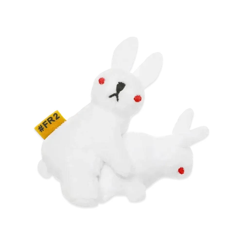FR2 FXXKING RABBITS Doll and Key Chain "White"