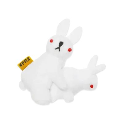 FR2 FXXKING RABBITS Doll and Key Chain "White"