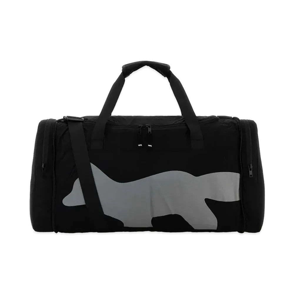 Maison Kitsune Fabric Travel Bag "Black"