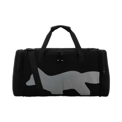 Maison Kitsune Fabric Travel Bag "Black"
