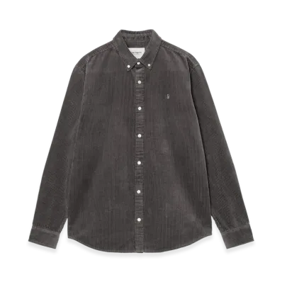 Carhartt WIP L/S Madison Cord Shirt "Graphite/Graphite"