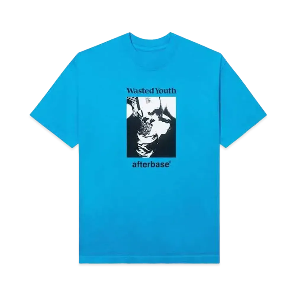 Wasted Youth Afterbase DRUNK TEE "Blue" / VERDY