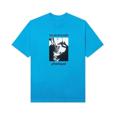 Wasted Youth Afterbase DRUNK TEE "Blue" / VERDY