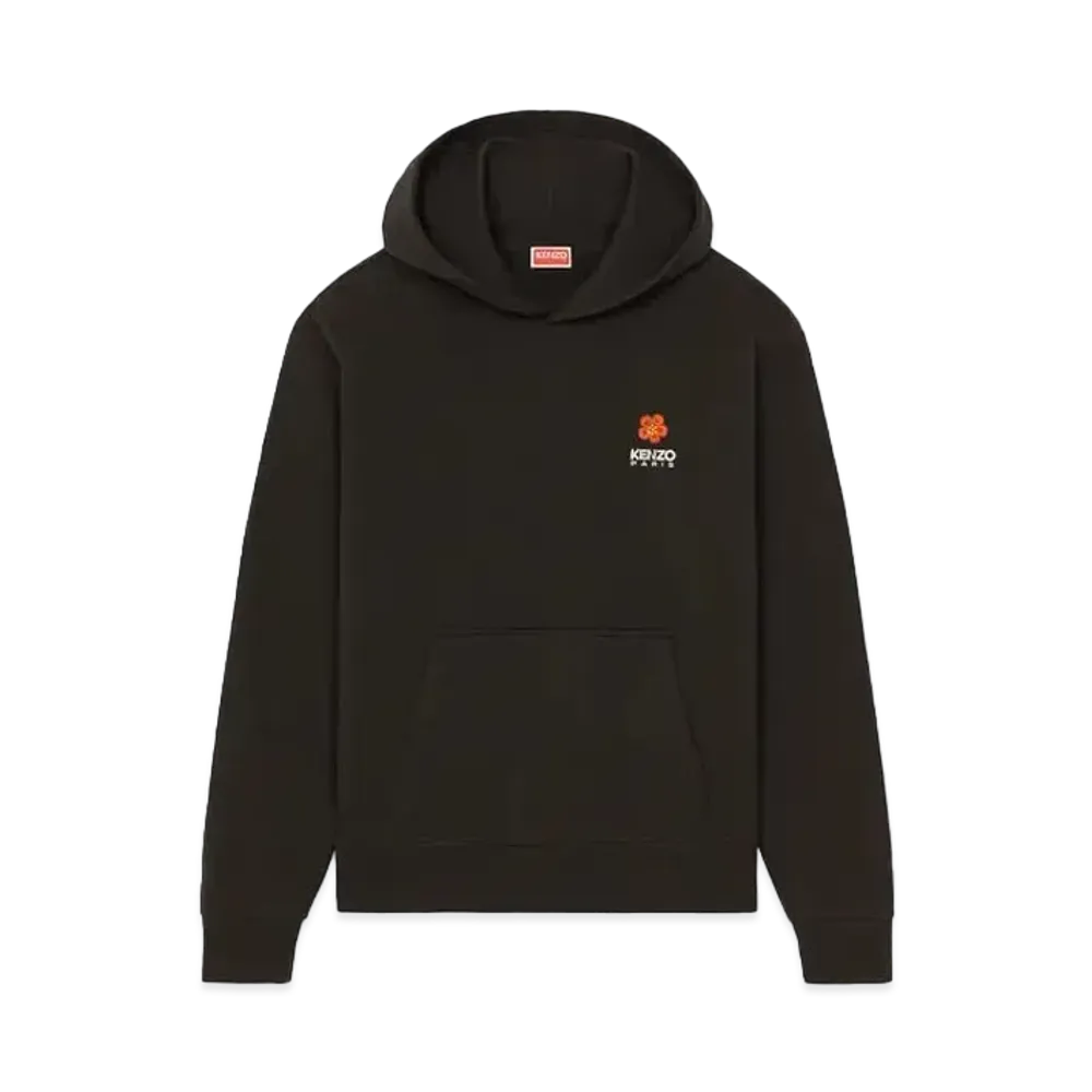 KENZO 'BOKE FLOWER' Crest Embroidery Sweat "Black"